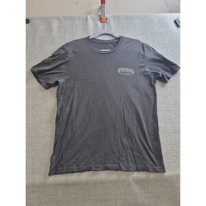 Sportsman's Warehouse T Shirt Mens Gray Cotton Born To Fish Forced To Work Print